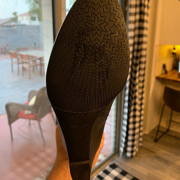 Via Spiga tall wedge heel leather boot - Picture 8 of 8